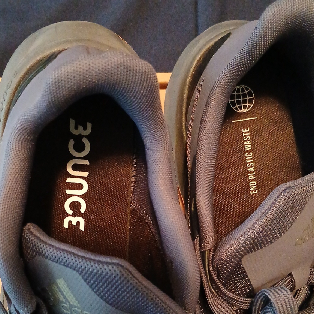 Adidas Blue and Orange Athletic Shoes with Modern Silhouette - Picture 5 of 5